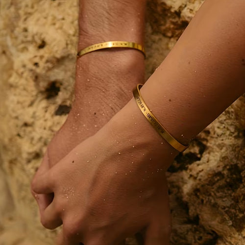 5Mm Customized Coordinates Cuff Stainless Steel Bracelets for Womens Mens Personnalisé Engrave Brushed Matte Adjustable Bangles